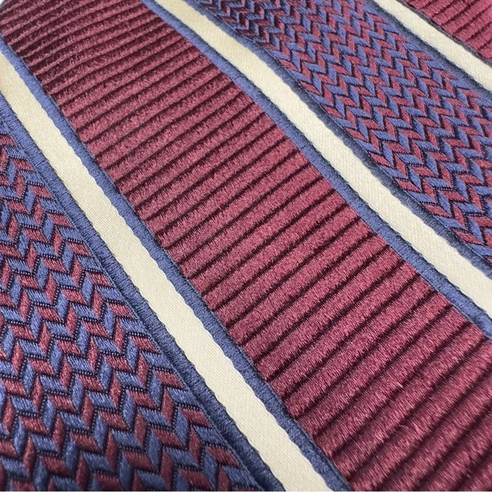 Lot of 6 - Faconnable Luxury Men’s Necktie 100% Silk Made In Italy & France